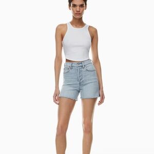 Aritzia Denim Forum The '50s Arlo Hi Mid-thigh Denim Short